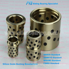 cooper guide bush, brass parts bushing, self lubricating guide bush